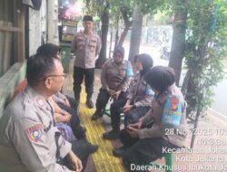 Peduli Keselamatan Warga, Polwan Jaga Jakarta Sambangi Korban
