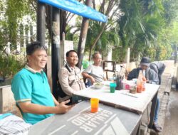 Ngopi Kamtibmas Siang Hari di Gunung Sahari Utara, Polisi Ajak Warga Perkuat Deteksi Dini