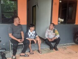 Sambang Dialogis Bhabinkamtibmas Pasar Baru, Warga Diajak Aktif Jaga Lingkungan