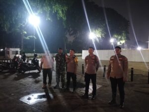 Patroli Tiga Pilar Sawah Besar Cegah Kejahatan Jalanan Jelang Malam Hari