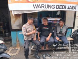Sambang Warga RW 07, Bhabinkamtibmas Galur Imbauan Kamtibmas Jelang Natal dan Tahun Baru 2026