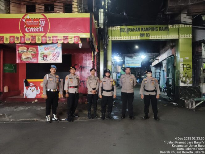 
					Optimalisasi Keamanan Pagi, Polsek Johar Baru Terjunkan Personel Patroli Cipta Kondisi