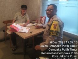 Empati dan Kepedulian, Polisi Johar Baru Sambangi Korban Kejahatan di Lingkungan Warga
