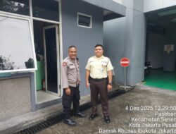 Patroli Mobile Objek Vital, Polsek Senen Intensifkan Antisipasi 3C dan Kejahatan Jalanan