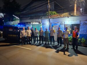 Patroli Gabungan Tiga Pilar Sisir Wilayah Senen, Perkuat Keamanan Malam Hari