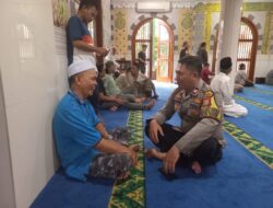 Bangun Kedekatan dengan Warga, Bhabinkamtibmas Kebon Kacang Sambangi DKM Masjid An Nikmah