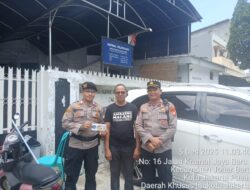 Patroli Jalan Kaki, Samapta Polsek Johar Baru Tingkatkan Keamanan dan Monitoring Rumah Ibadah