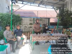 Optimalkan Kamtibmas dan Kesehatan Lingkungan, Polwan Jakpus Bertemu Kader Jumantik RW 04 Galur