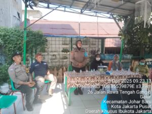 Optimalkan Kamtibmas dan Kesehatan Lingkungan, Polwan Jakpus Bertemu Kader Jumantik RW 04 Galur