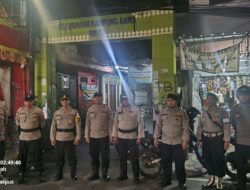 Cipta Kondisi Malam Hari, Polsek Johar Baru Gelar Patroli Mobile Jaga Keamanan Lingkungan Warga