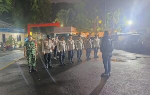 Apel Patroli Tiga Pilar Mantapkan Menteng Aman Terkendali