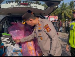 Kapolres Pidie Jaya Distribusikan Bantuan Kemanusiaan untuk Warga Korban Banjir