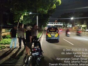 Penjagaan Dan Patroli Subuh Sapu Bersih Potensi Balap Liar di Gunung Sahari Raya
