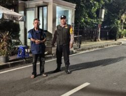Sambang Satkamling, Polisi Gandeng Warga Gondangdia Perketat Keamanan Malam Hari