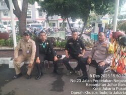Kawal Stabilitas Wilayah, Polsek Johar Baru Intensifkan Patroli ke Kantor Litbangkes