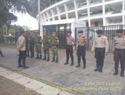 Kapolsek Johar Baru Pimpin Apel Pengamanan Giat Kebaktian Natal Tiberias 2025