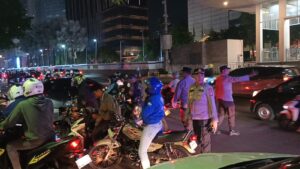 Patroli Gabungan Polres Metro Jakpus Dan Polsek Menteng Bergerak: Tegas Cegah Balap Liar di MH Thamrin