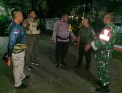 Patroli Siskamling Koramil 03/Tanjung Priuk, Kodim 0502/Jakarta Utara Bersama 3 Pilar dan Komponen Pendukung di wilayah Tanjung Priuk Jakarta Utara
