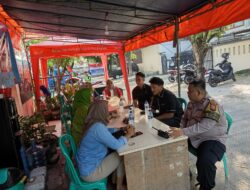 Polisi Sambangi Ketua RW 09 Petamburan dan Warga Sampaikan Imbauan Kamtibmas