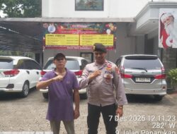 Pengamanan Jelang Nataru, Barcode Sahabat Patroli Hadir di Gereja GPKB Menteng