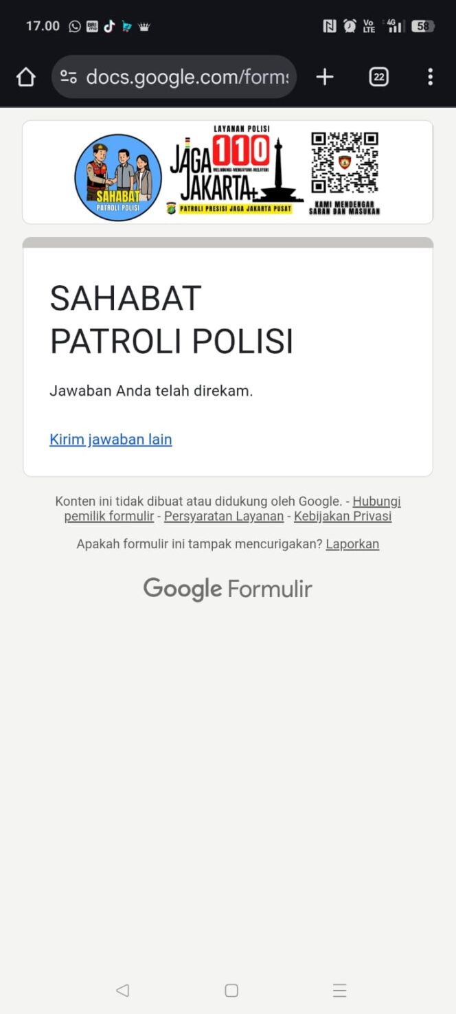 
					Polsek Metro Tanah Abang Lakukan Patroli Kebon Kacang, Perkuat Layanan Cepat Lewat Digital Sahabat Polisi
