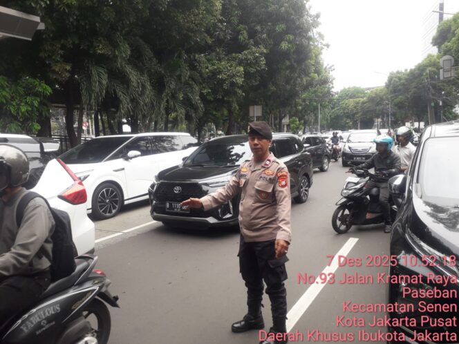 
					Patroli Samapta Polsek Senen Lakukan Monitoring dan Pengamanan di Gereja GKI Kwitang