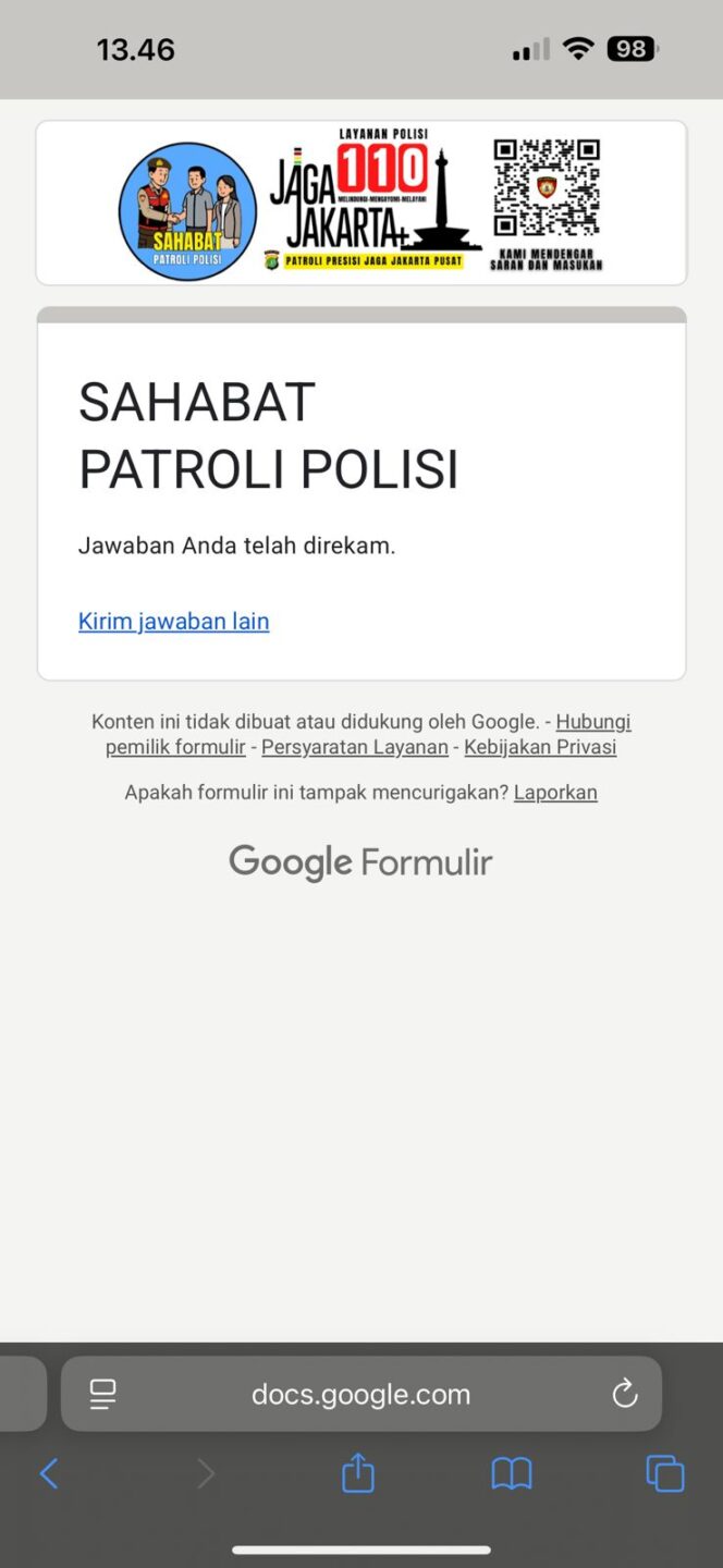 
					Patroli Sahabat Polisi Hadir di Gereja Katedral, Jemaat Dimudahkan Lapor via Barcode