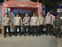 Patroli Tiga Pilar Menteng Kawal Perbatasan Kwitang Kalipasir, Jaga Jakarta Tetap Kondusif