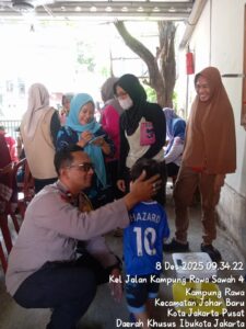 Monitoring Posyandu di RW 02 Kampung Rawa, Tiga Pilar Pastikan Layanan Kesehatan Warga Berjalan Optimal