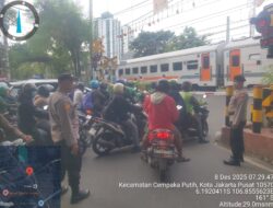 Pelayanan Pagi Polsek Johar Baru, Personel Turun di Titik Rawan Ciptakan Lalu Lintas Lancar