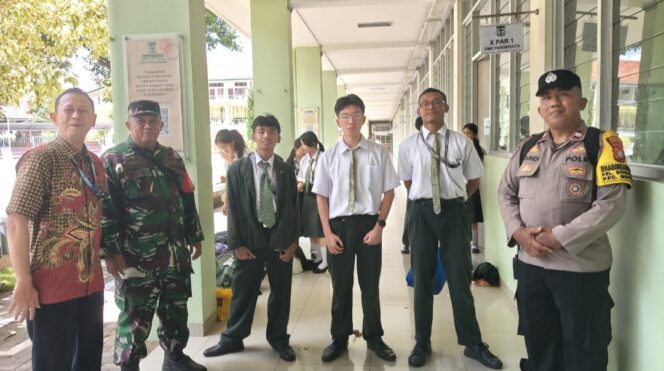 
					Antisipasi Provokasi, Tiga Pilar Sambangi SMK Santa Theresia