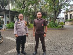 Sambangi Apartemen Paviliun Sebagai Cooling System, Bhabinkamtibmas Sampaikan Imbauan Kepada Security