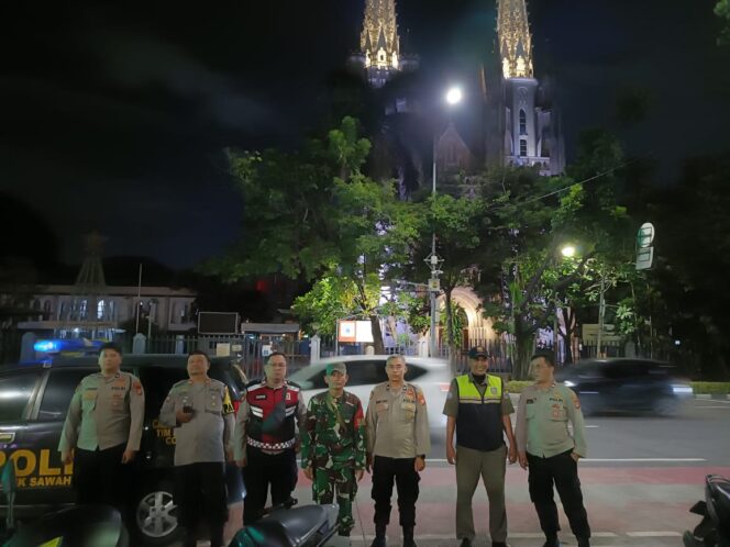 
					Cegah Gangguan Kamtibmas Jelang NATARU, Tiga Pilar Sawah Besar, Bergerak Kompak