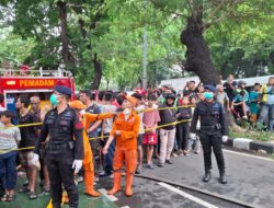 Brimob Polda Metro Jaya Gerak Cepat Bantu Evakuasi Korban Kebakaran PT Terra Drone Kemayoran