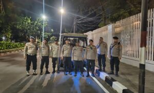 Patroli Bersama Tiga Pilar Sisir Teuku Umar, Wilayah Menteng Dan Sekitarnya Di Pastikan Tetap Aman Kondusif
