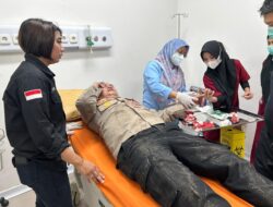Kapolsek Kemayoran Terluka Robek Tangannya Saat Evakuasi Kebakaran di Terra Drone Indonesia