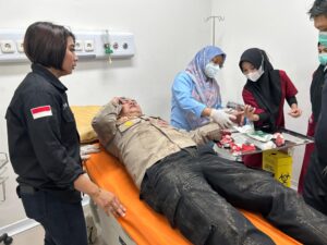 Kapolsek Kemayoran Terluka Robek Tangannya Saat Evakuasi Kebakaran di Terra Drone Indonesia