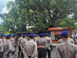 Polri Siaga di Veteran II, Apel Antisipasi Unras Dipimpin Iptu Budi Santoso