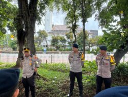 Kapolsek Sawah Besar Pimpin Apel Pelayanan Unras di Gambir