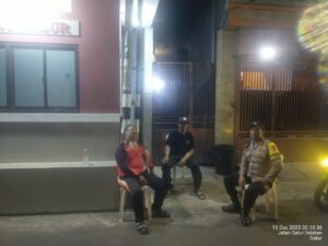 Sambang Pos Kamling RW 01, Bhabinkamtibmas Galur Perkuat Deteksi Dini Kamtibmas