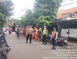 Rabu Tertib, Johar Baru Tertibkan PKL, Parkir Liar, dan Perkuat Kebersihan Lingkungan