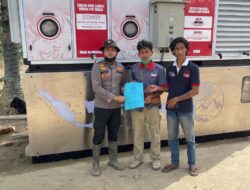 Polres Aceh Tamiang Terima Dua Unit Mesin Penghasil Embun Siap Minum dari Slog Polri