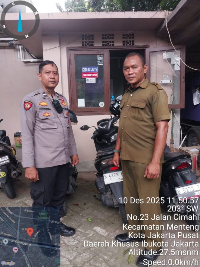 
					Polsek Metro Menteng Gencarkan Sosialisasi Barcode Sahabat Patroli Polisi Jelang Nataru