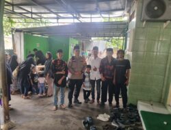 Wujud Bela Sungkawa, Tiga Pilar Karet Tengsin Takziah ke Kediaman Ketua RW 09