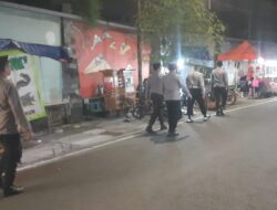 Patroli Jalan Kaki Tiga Pilar Sisir Kalipasir, Menteng Perketat Pengamanan Malam Hari