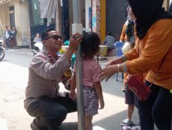 Monitoring Posyandu Balita, Lansia, dan Posbindu, Polsek Johar Baru Dukung Kesehatan Warga RW06 Kampung Rawa