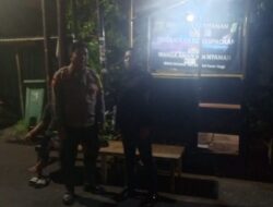 Sambang Pos Kamling, Bhabinkamtibmas Tanah Tinggi Perkuat Keamanan RW 05