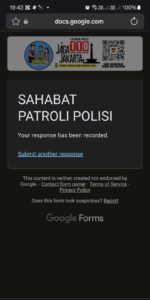 Patroli Presisi Sawah Besar Sosialisasikan Barcode Layanan Polri ke Warga