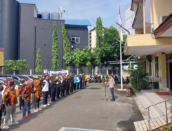 Kapolsek Metro Tanah Abang Pimpin Apel Potmas, Ajak “Jaga Jakarta”
