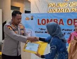 Polsek Metro Gambir Gelar Lomba Orasi “Ibu sebagai Polisi Keluarga” Dukung Program Jaga Jakarta